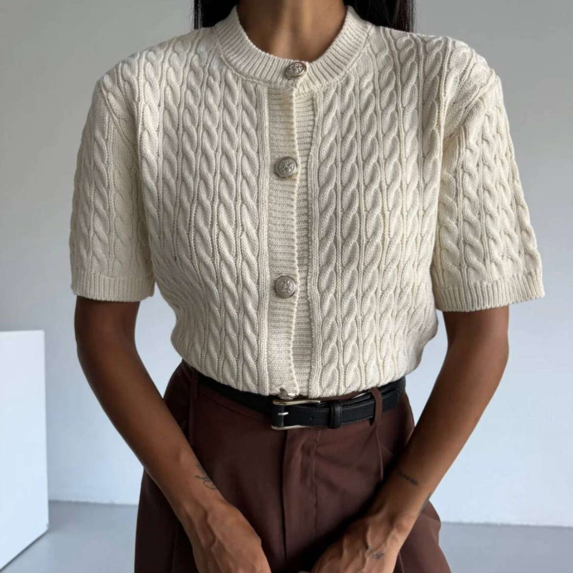 pull gilet demis manches